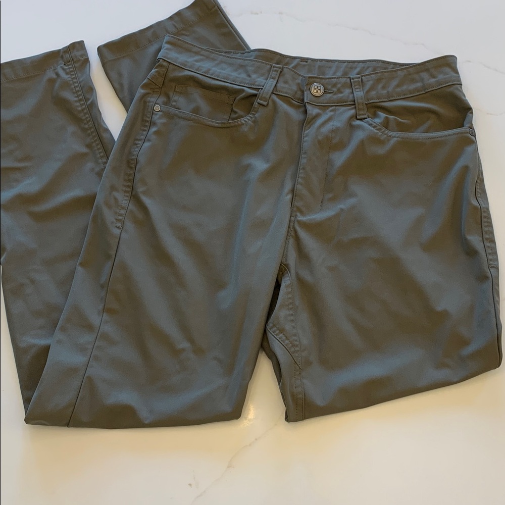 Men’s Swiss Tech Olive Green 5 pocket Hiking Casual Pants 32x32